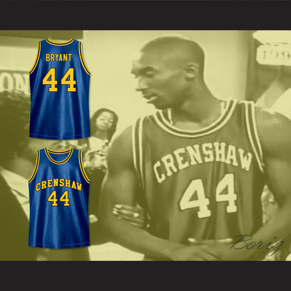 Kobe Bryant 44 Crenshaw High School Blue Basketball Jersey Moesha — BORIZ